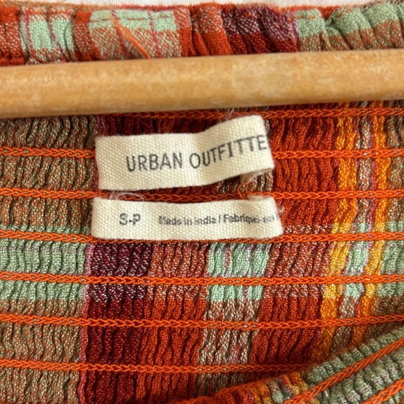 UO Urban Outfitters‎ Monica Red Check Midi Dress Size Small EUC - Picture 8 of 12